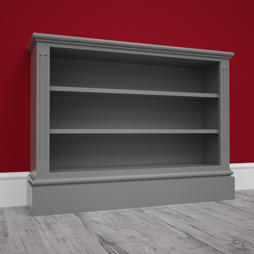 Made to Measure Bookcase, 1000mm wide x 750mm tall Jali