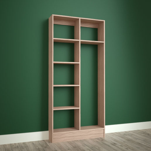 Made to Measure Shelving, 1000mm x 2150mm x 250mm - Jali