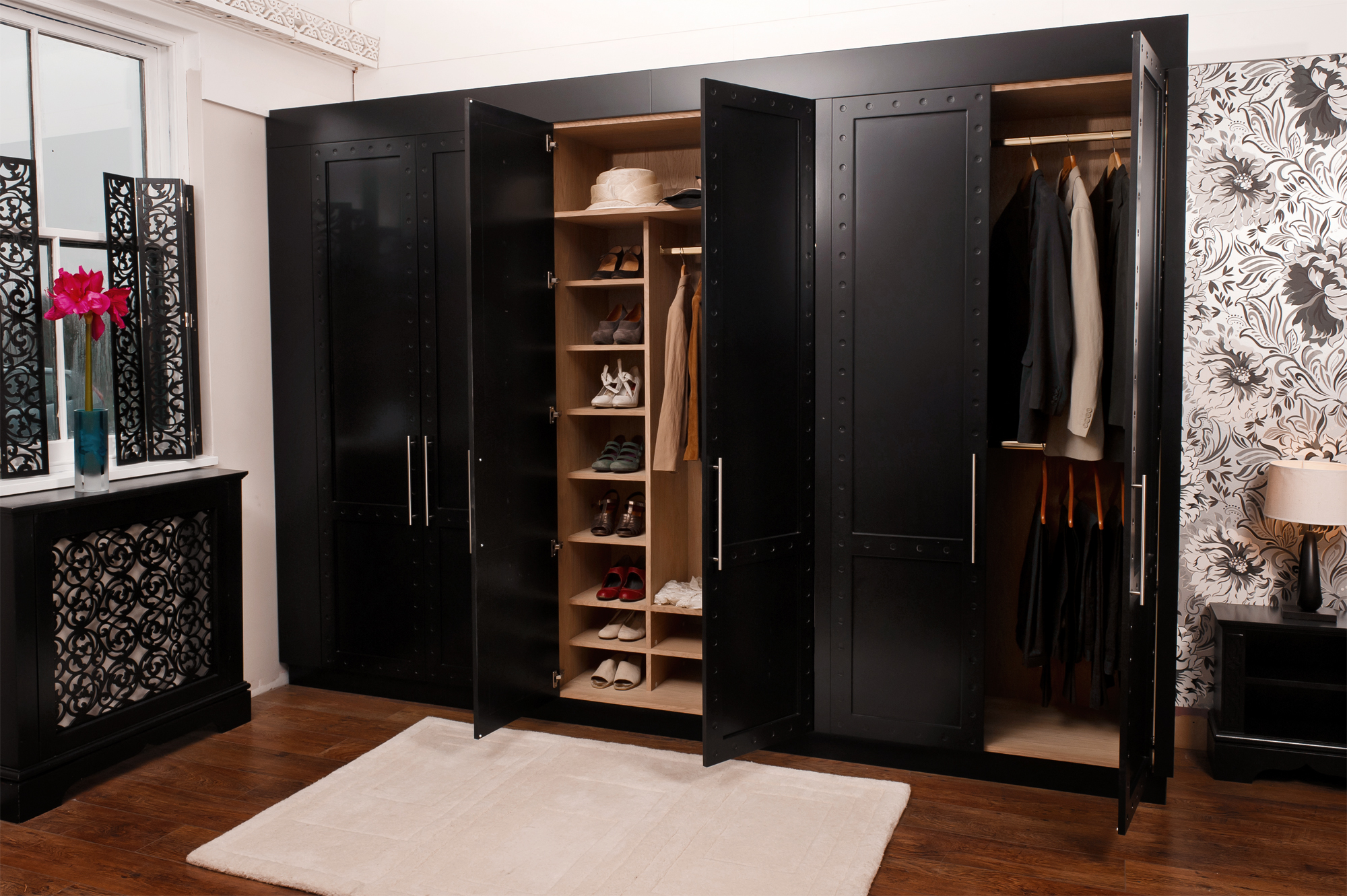 black wardrobe bedroom furniture