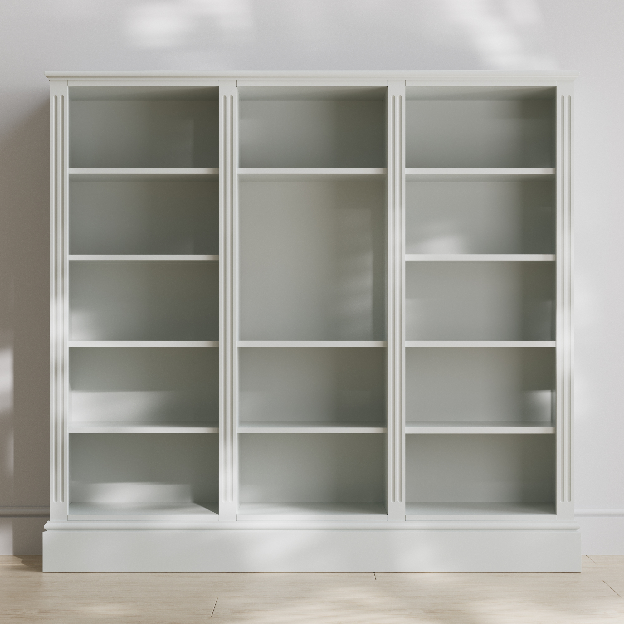 Made to Measure Bookcase, 1200mm wide x 1500mm tall Jali