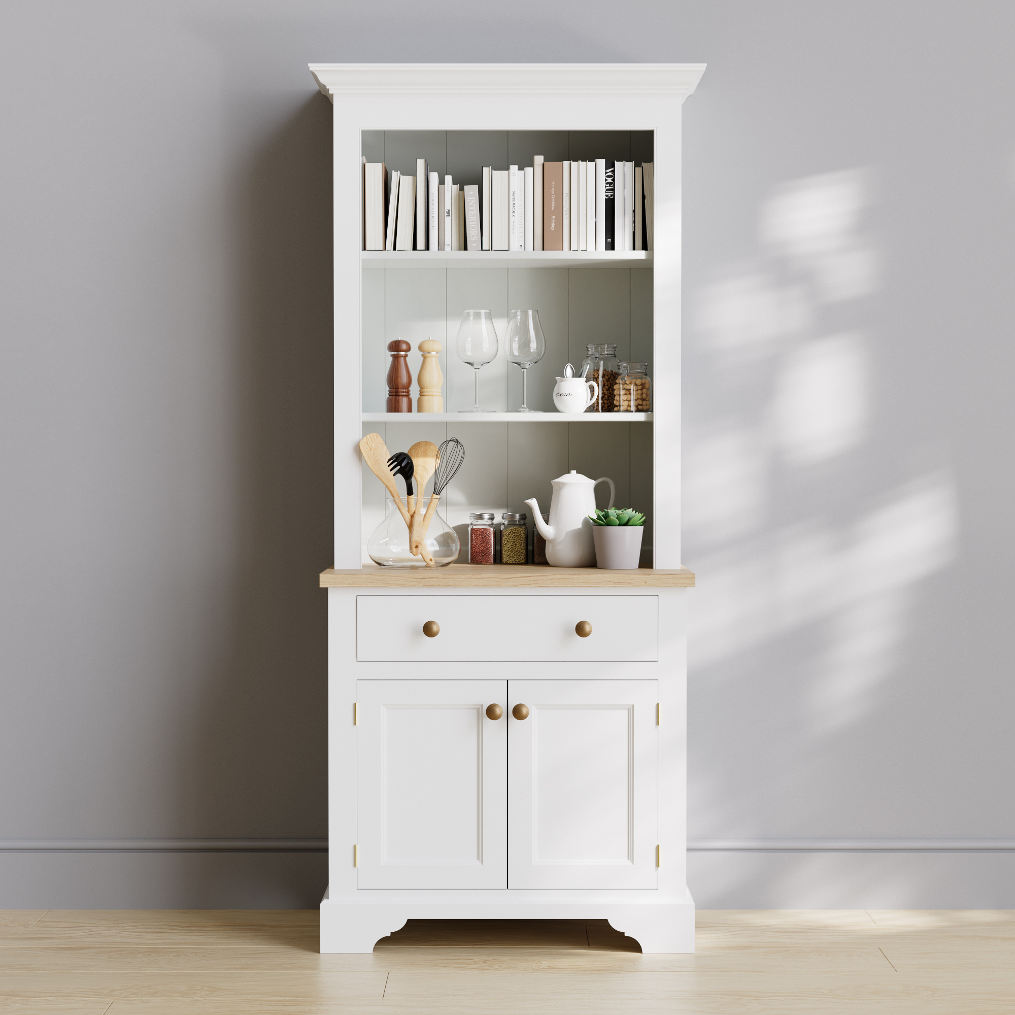 Oak kitchen dresser discount