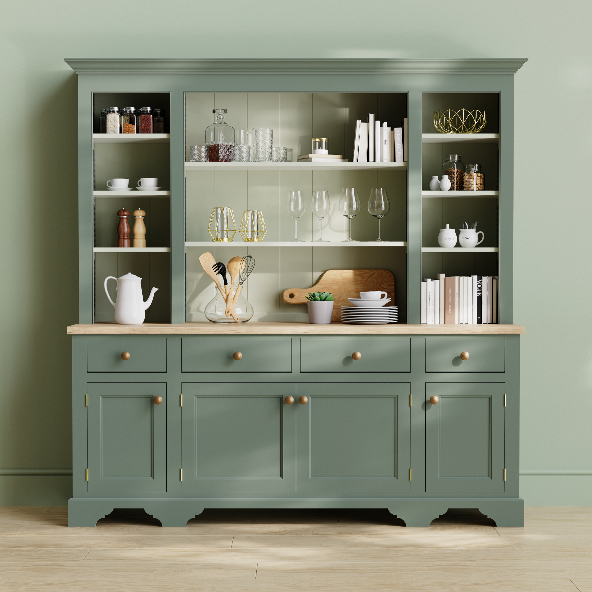 Triple Kitchen Dresser 23 - Jali